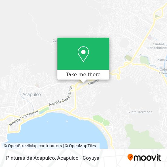 Pinturas de Acapulco map