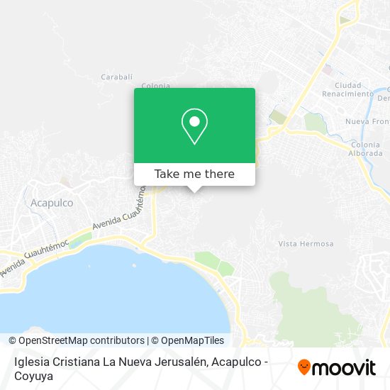 Iglesia Cristiana La Nueva Jerusalén map