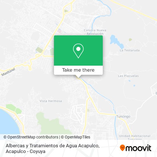 Albercas y Tratamientos de Agua Acapulco map