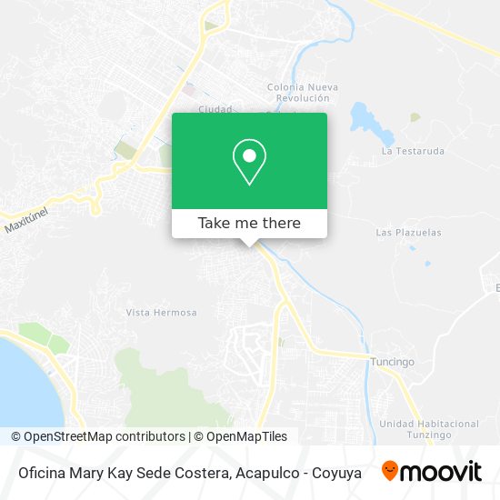 Oficina Mary Kay Sede Costera map