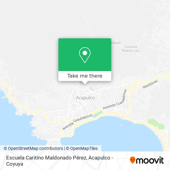 Mapa de Escuela Caritino Maldonado Pérez