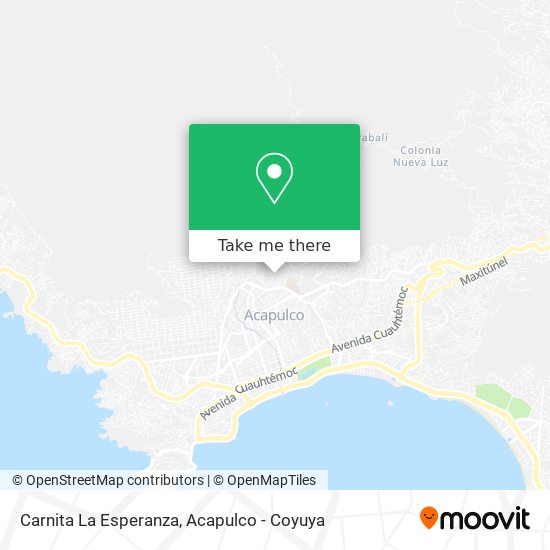 Carnita La Esperanza map