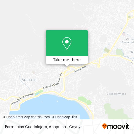 Farmacias Guadalajara map