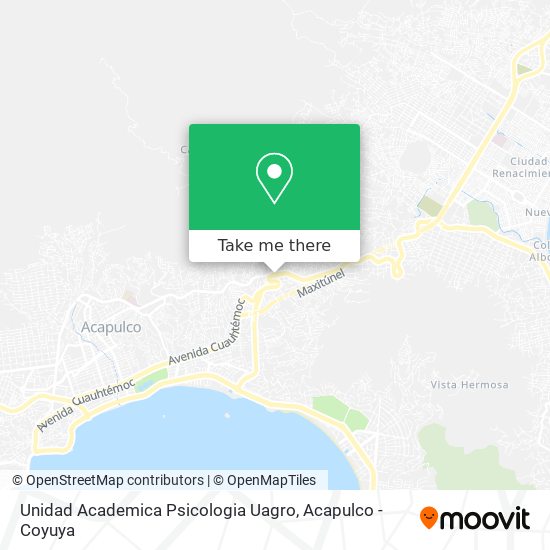 Unidad Academica Psicologia Uagro map