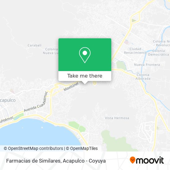 Mapa de Farmacias de Similares