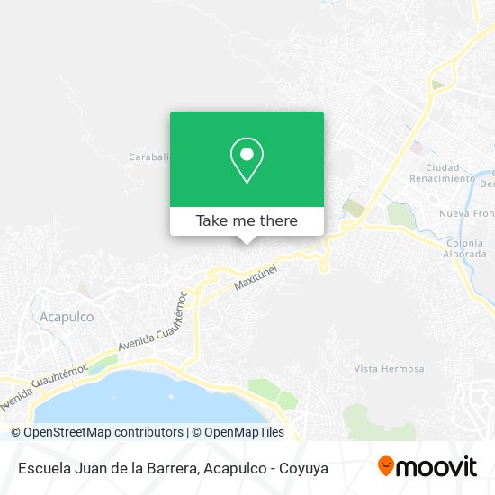 Escuela Juan de la Barrera map