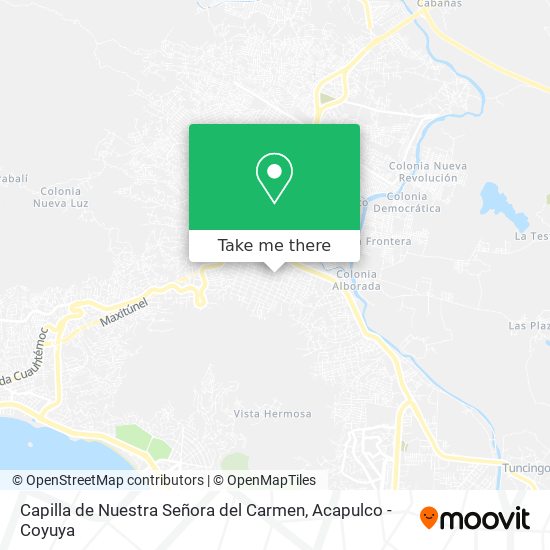 Capilla de Nuestra Señora del Carmen map