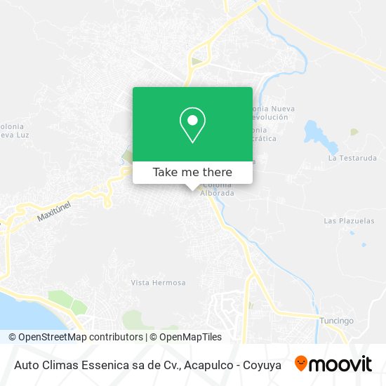 Auto Climas Essenica sa de Cv. map
