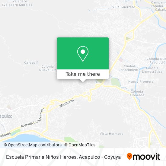 Escuela Primaria Niños Heroes map