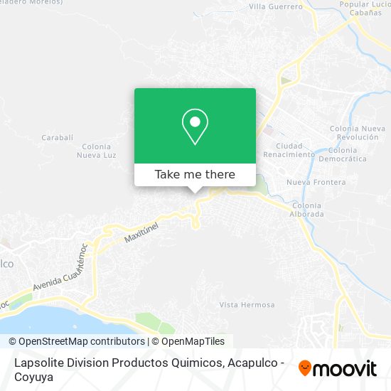 Lapsolite Division Productos Quimicos map