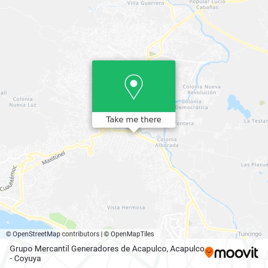 Mapa de Grupo Mercantil Generadores de Acapulco