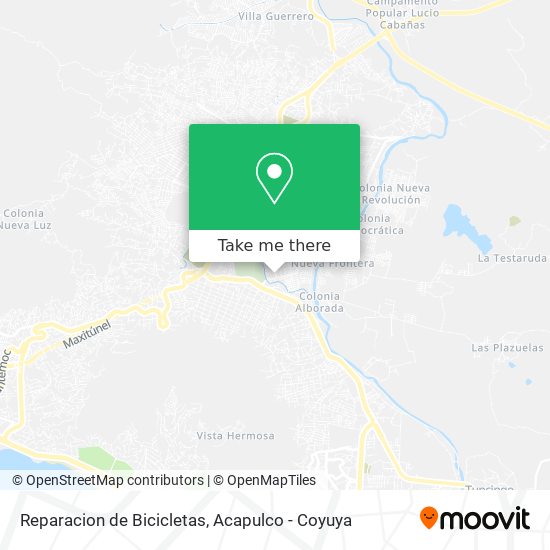 Mapa de Reparacion de Bicicletas