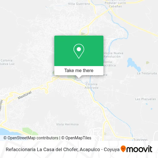 Refaccionaria La Casa del Chofer map