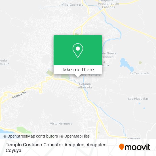 Templo Cristiano Conestor Acapulco map