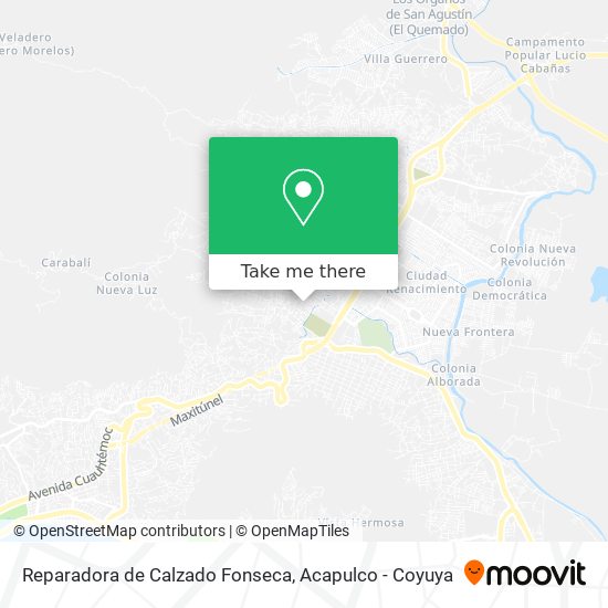 Mapa de Reparadora de Calzado Fonseca
