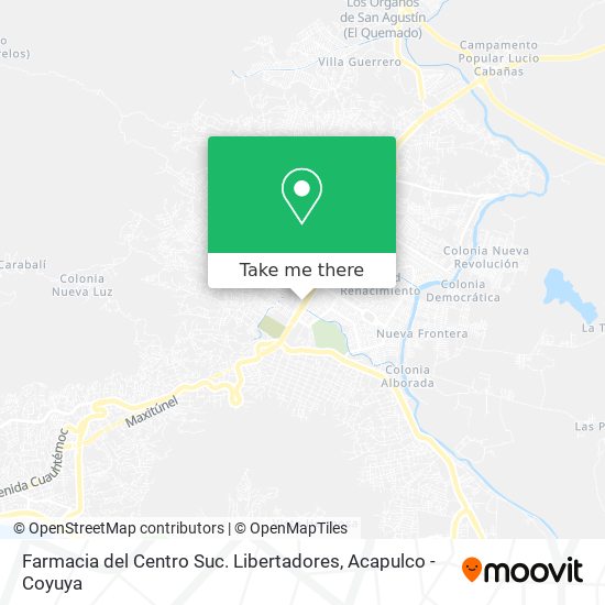 Farmacia del Centro Suc. Libertadores map