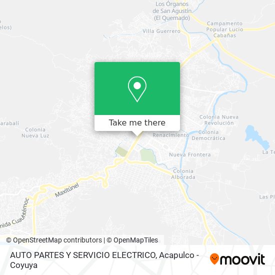 AUTO PARTES Y SERVICIO ELECTRICO map