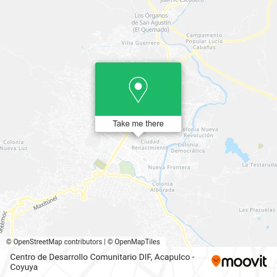Centro de Desarrollo Comunitario DIF map