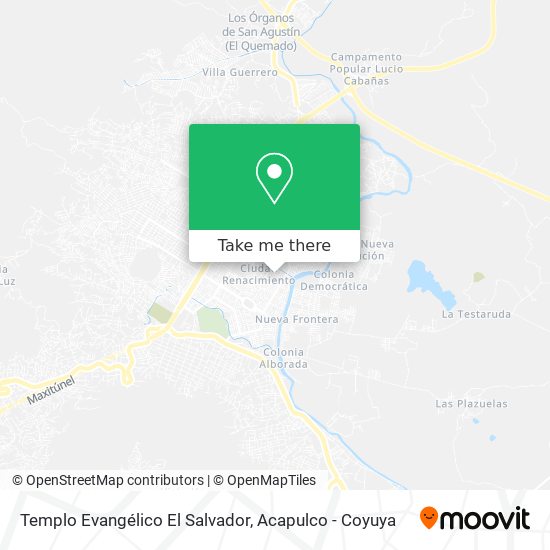 Templo Evangélico El Salvador map