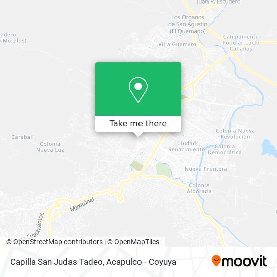 Capilla San Judas Tadeo map