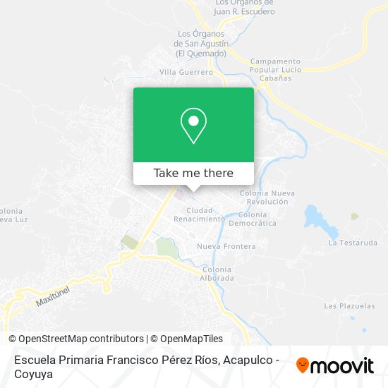Escuela Primaria Francisco Pérez Ríos map