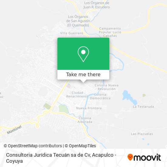 Consultoria Jurídica Tecuán sa de Cv map