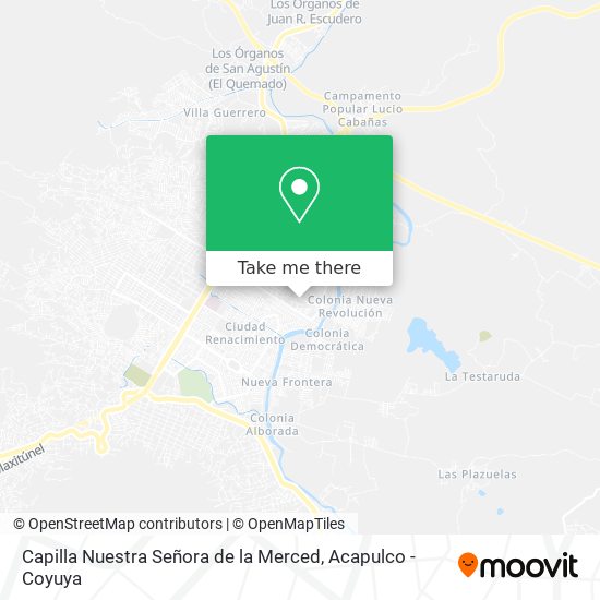 Mapa de Capilla Nuestra Señora de la Merced