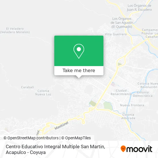 Centro Educativo Integral Multiple San Martin map