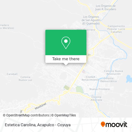 Mapa de Estetica Carolina