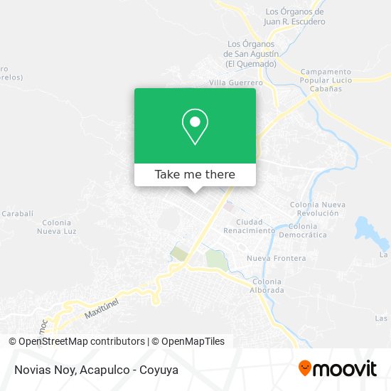 Novias Noy map