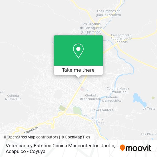 Veterinaria y Estética Canina Mascontentos Jardin map