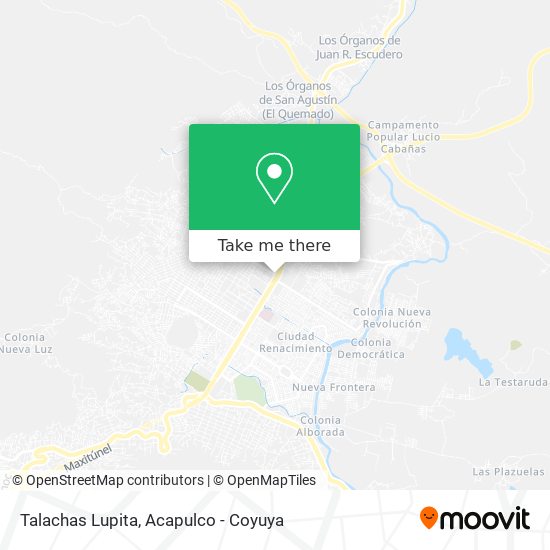 Talachas Lupita map