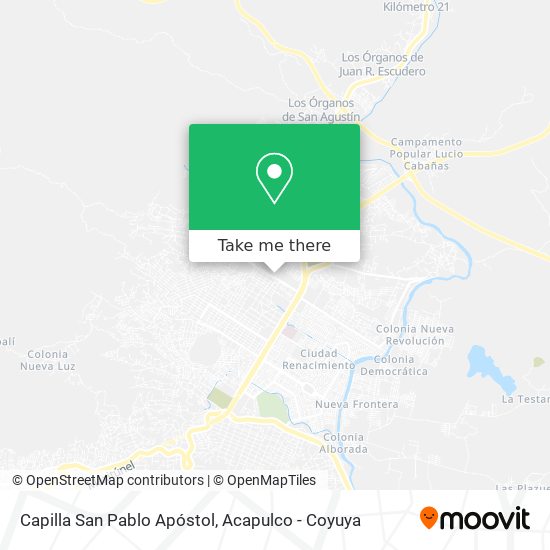 Capilla San Pablo Apóstol map