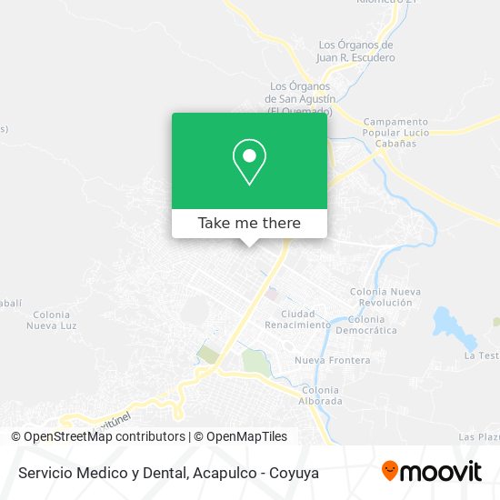 Servicio Medico y Dental map