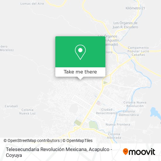 Telesecundaria Revolución Mexicana map