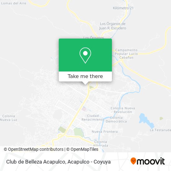Club de Belleza Acapulco map