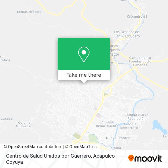 Centro de Salud Unidos por Guerrero map