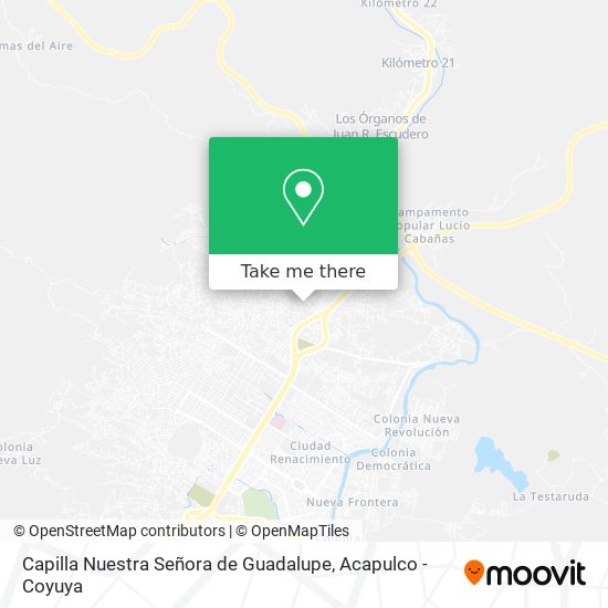 Capilla Nuestra Señora de Guadalupe map