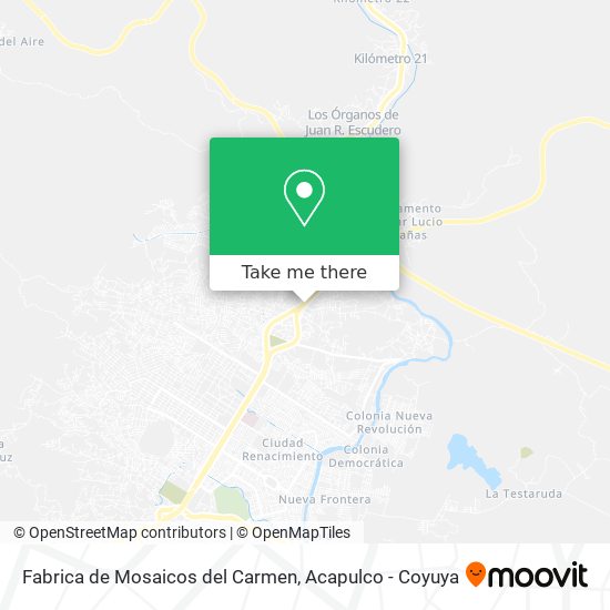 Fabrica de Mosaicos del Carmen map