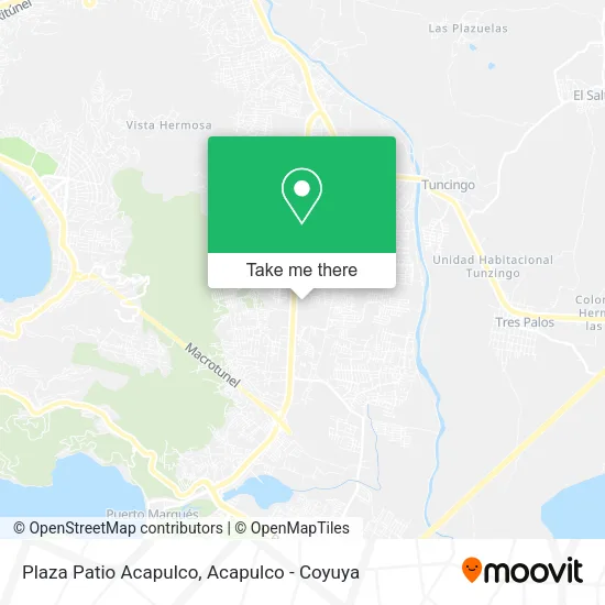 Mapa de Plaza Patio Acapulco