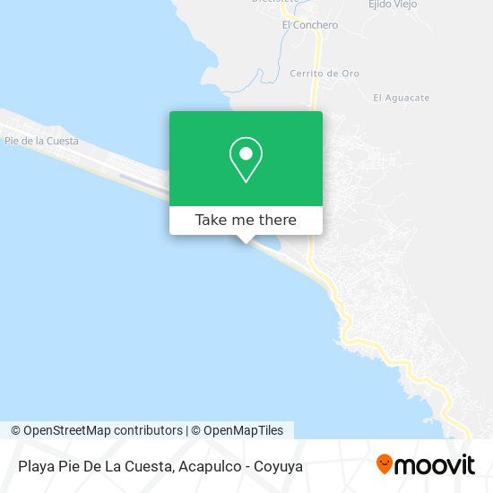 Playa Pie De La Cuesta map