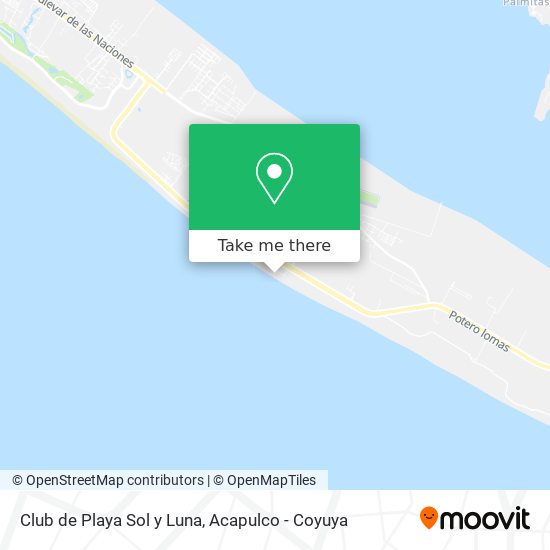 How to get to Club de Playa Sol y Luna in Acapulco - Coyuya by Bus?