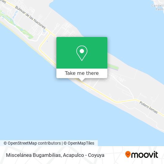 Miscelánea Bugambilias map
