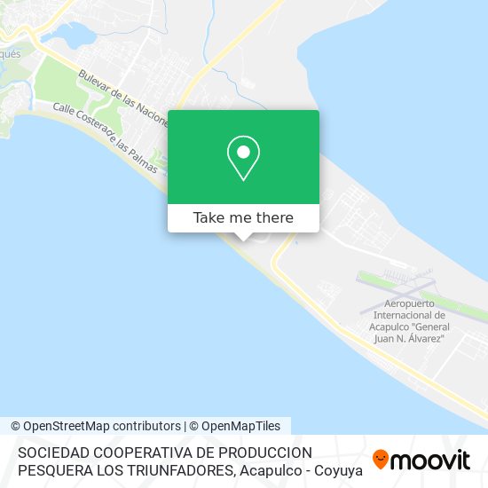 SOCIEDAD COOPERATIVA DE PRODUCCION PESQUERA LOS TRIUNFADORES map