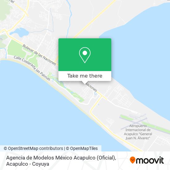 Mapa de Agencia de Modelos México Acapulco (Oficial)