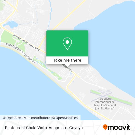 Restaurant Chula Vista map