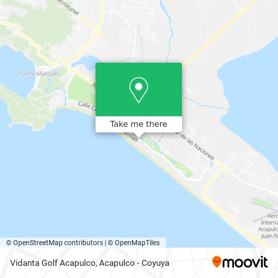 Vidanta Golf Acapulco map