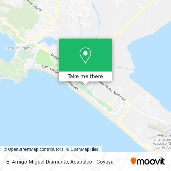 El Amigo Miguel Diamante map