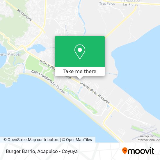 Burger Barrio map