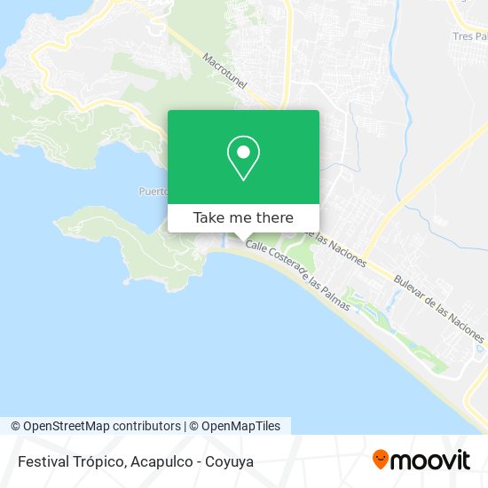 Festival Trópico map